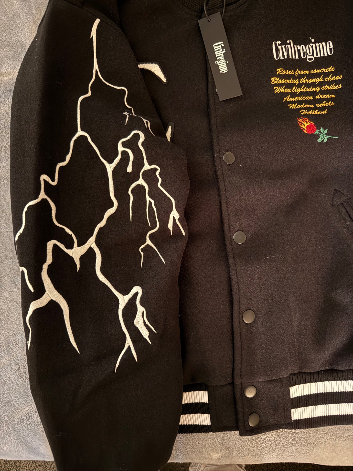 Civil Regime Varsity Jacket
